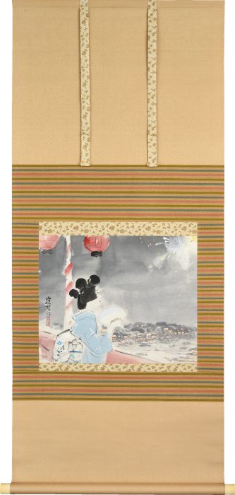 伊東 深水「花火」の販売 | 美術品販売｜東京銀座ぎゃらりい秋華洞