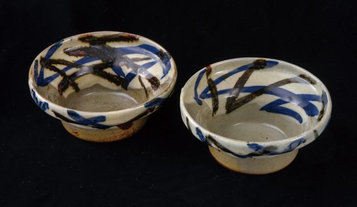 Kitaoji Rosanjin “Set of Two Bowls（Muko-zuke）in Kenzan style” 